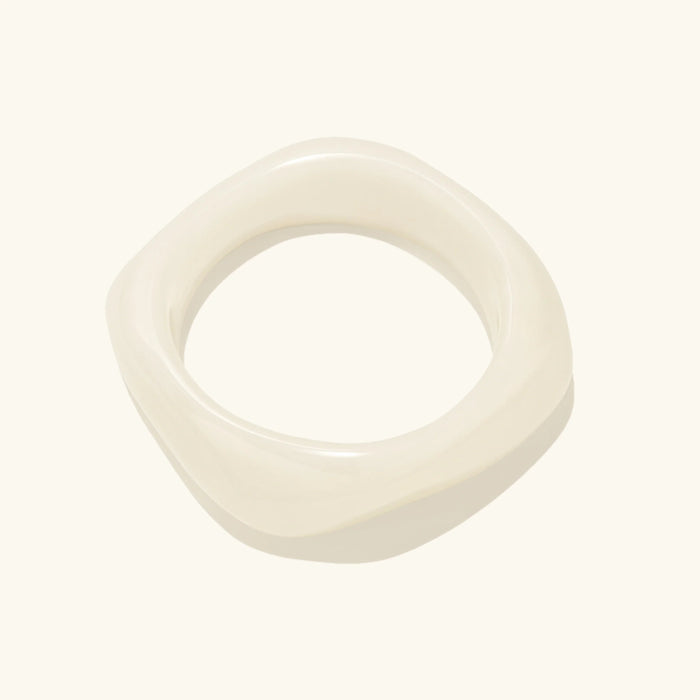 Acrylic Square Bangle with Smooth Finish