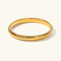 Gold-Plated Simple Design Bracelet