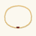 Gold-Plated Celine Birthstone Bracelet