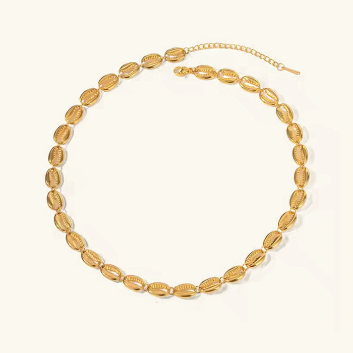 Gold-Plated Pacifica Seashell Necklace