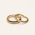 Gold-Plated Stackable Ring Set for Women