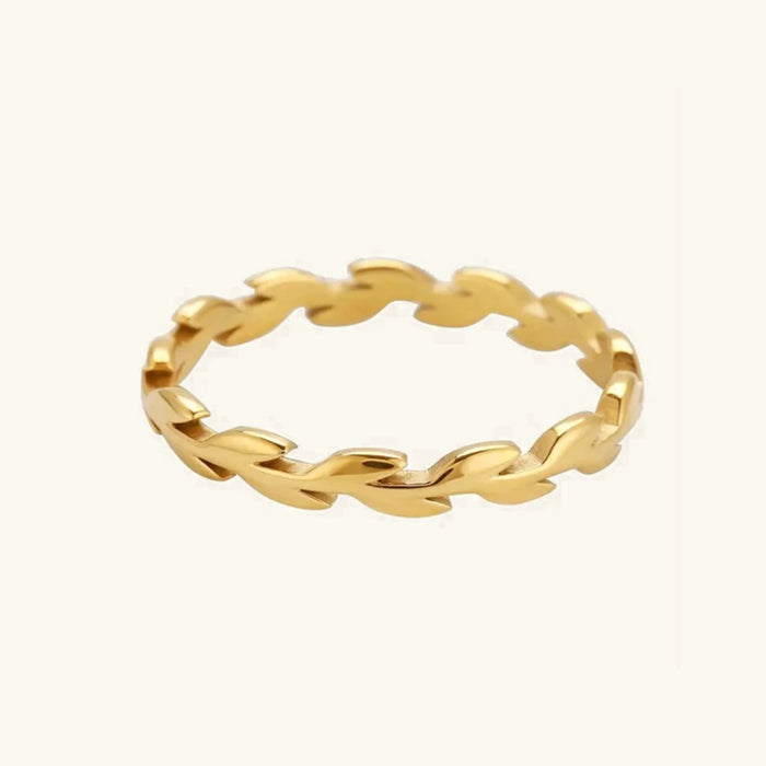Women's Gold-Tone Vine Twist Stacking Ring